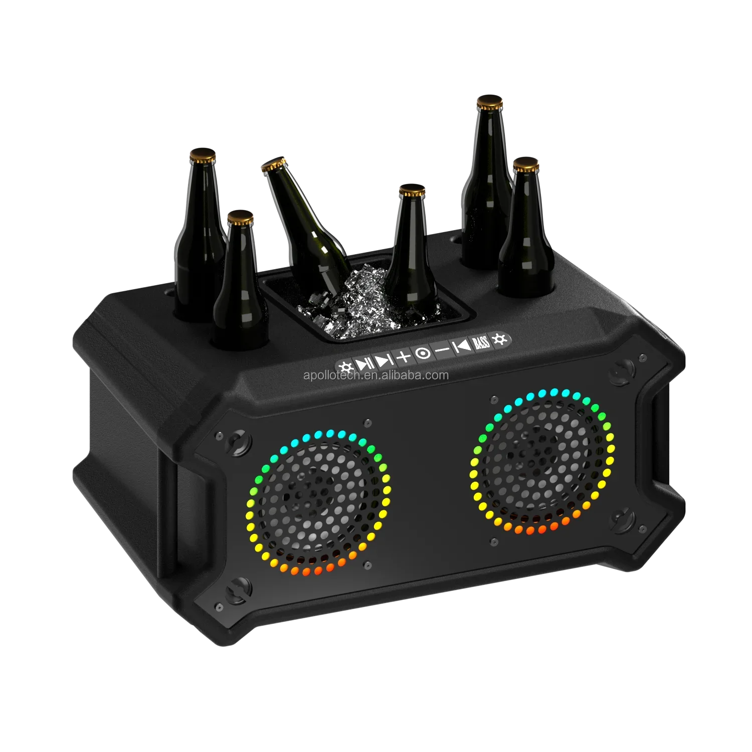 

Big Power Wireless Speaker RGB Outdoor Portable Pool Party Floating Bluetooth Speaker