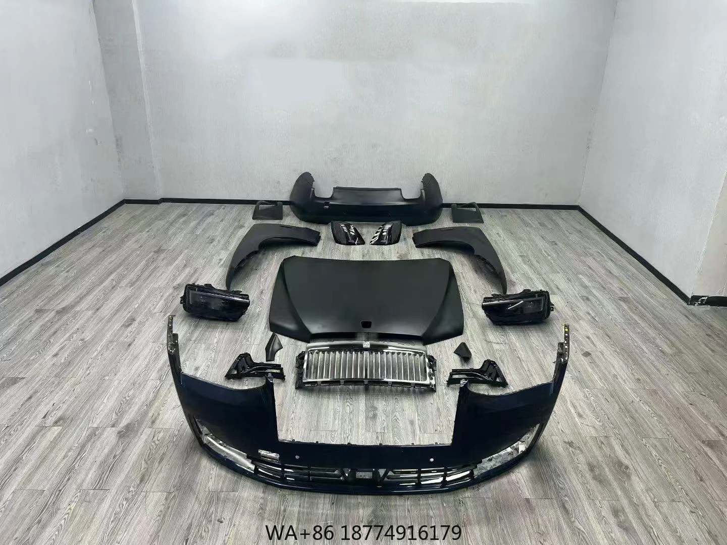 

От старого до нового обновления 5-го поколения, комплект кузова для подтяжки лица для автомобиля Ghost, бампер в сборе, передний капот, фара, задние фонари, заднее крыло