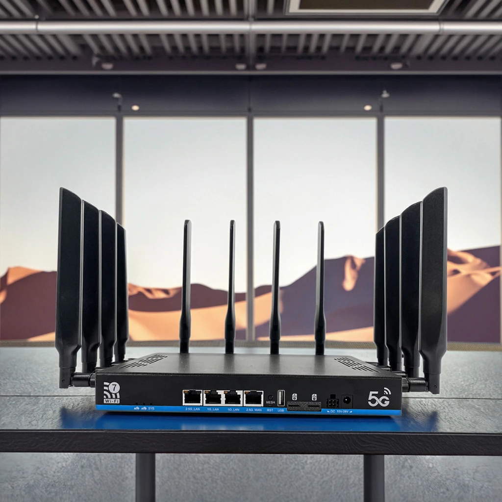 

Профессиональный 5G LTE роутер с SIM-слотом, поддержкой Wi-Fi 6E/7 для бизнеса, отелей и приложений умного города