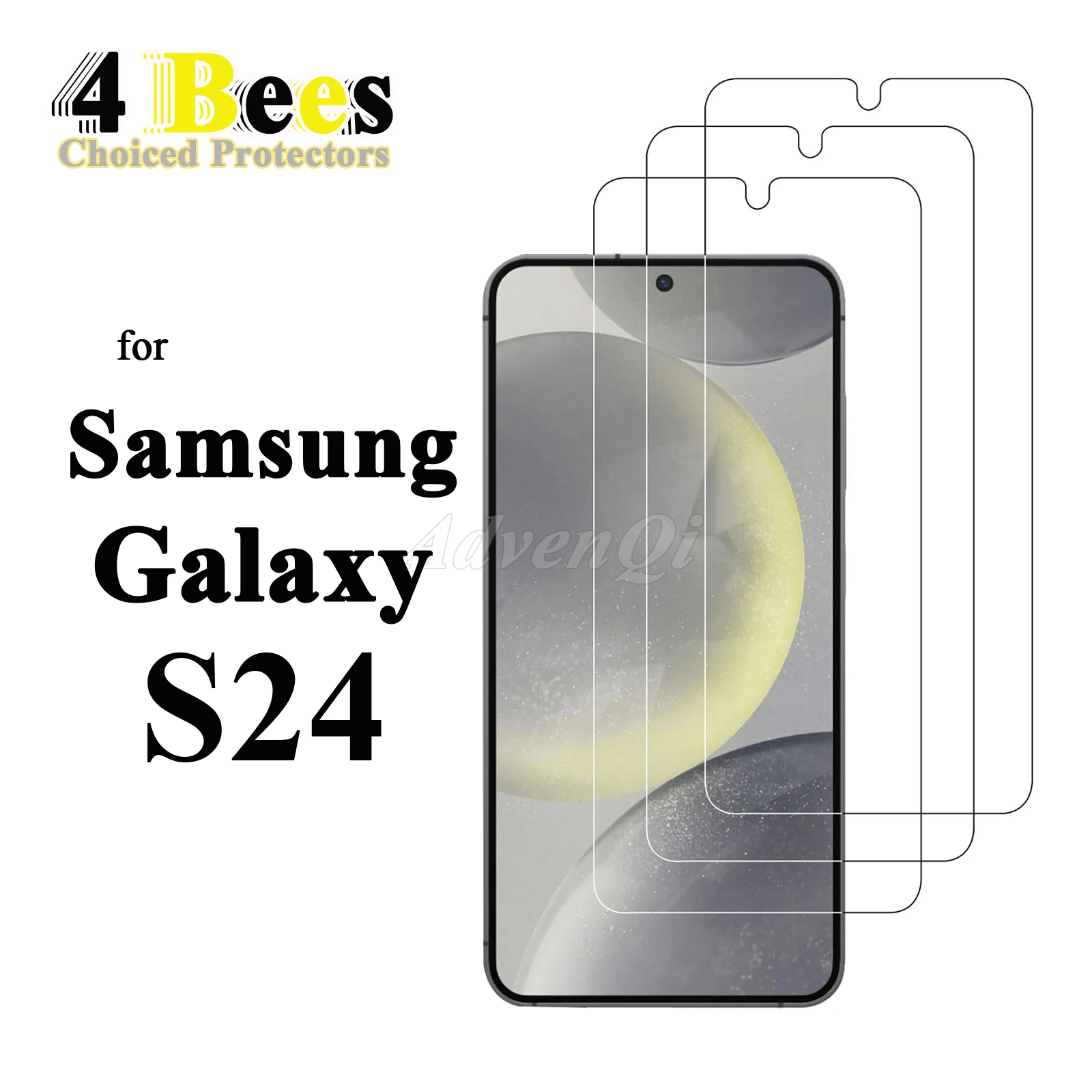 1/3 Pcs Tempered Glass For Samsung Galaxy S24 Screen Protector Protective Mica Cryatal Anti Scratch Case Friendly
