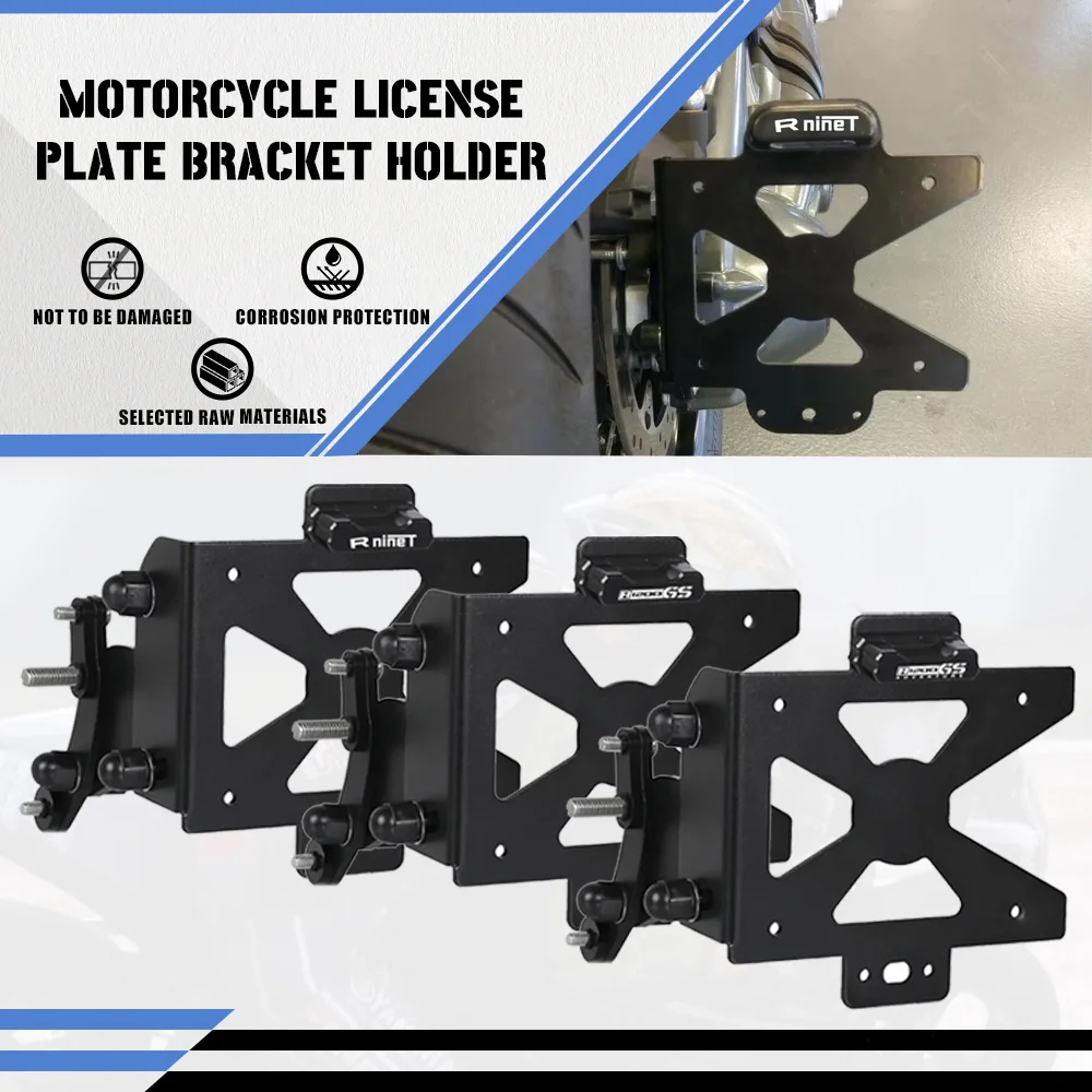 

For BMW HP2 R1200GS Adventure R1200S R1200R R nineT Scrambler Motorcycle License Plate Holder Eliminator Registration Bracket