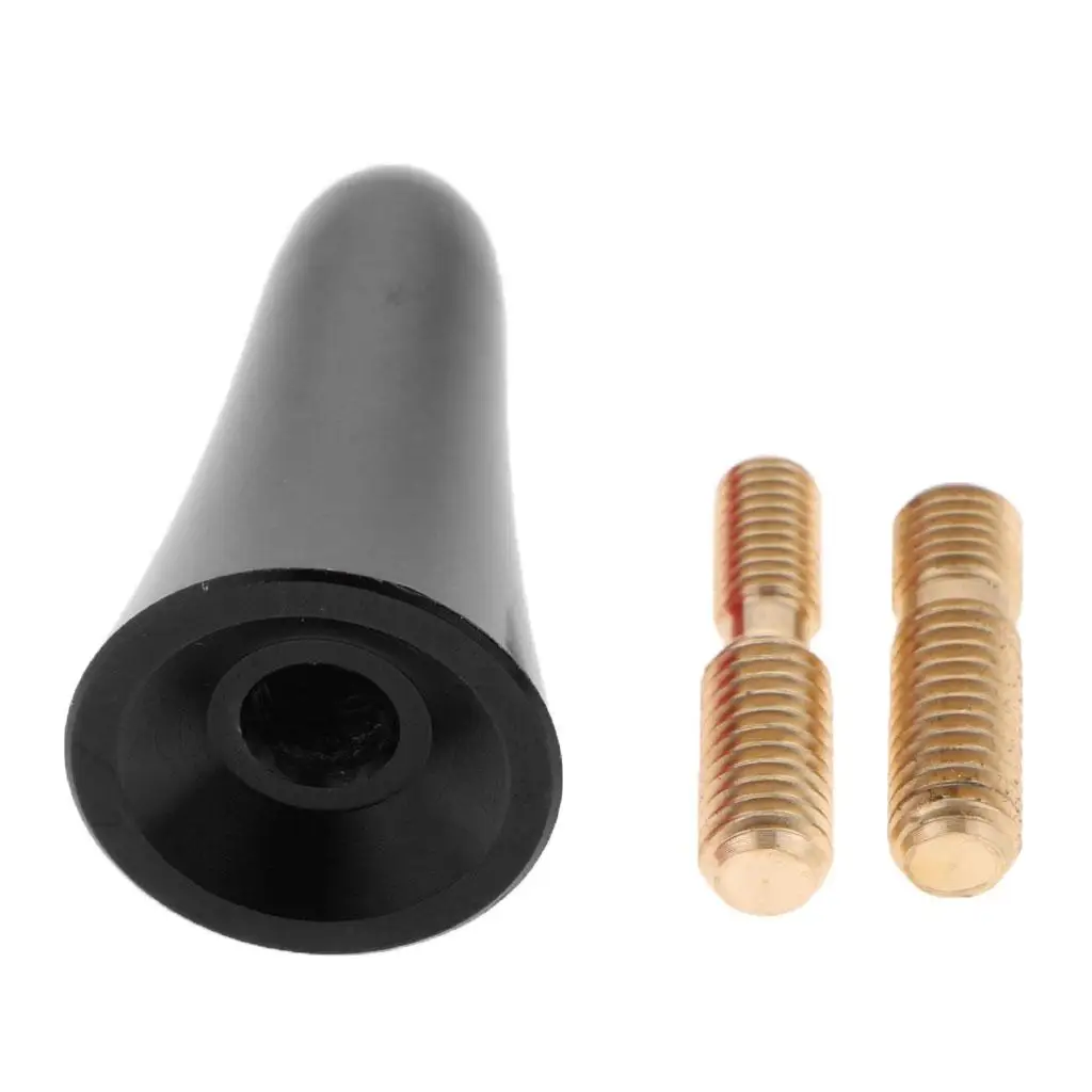 Compact Car Radio Antenna High Gain Short Mast Kit for Vehicle Roof Easy Install No Drilling Required