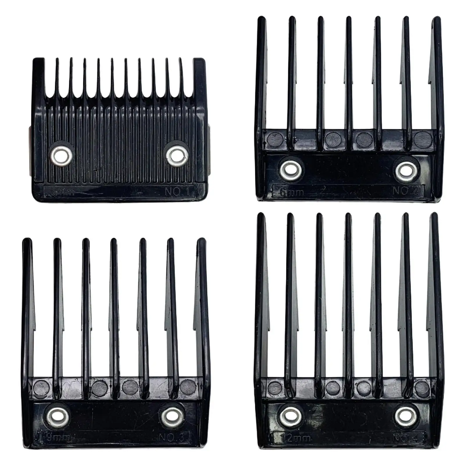 Mini Hair Clipper Guide Comb Set PP Material Limit Guards for Trimmer Shaver Combo Haircutting Tools for Home Salon Unisex