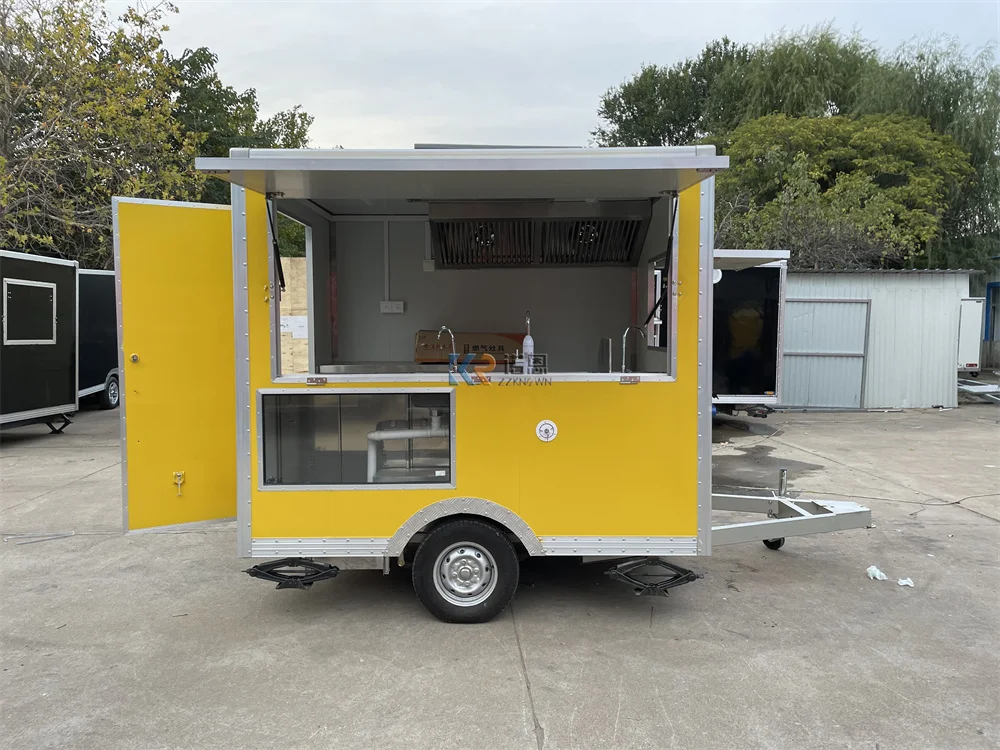 Konzession Fast-Food-LKW Straße mobile Lebensmittel Anhänger Eis wagen benutzer definierte Küche Kaffee Anhänger Lebensmittel Kiosk