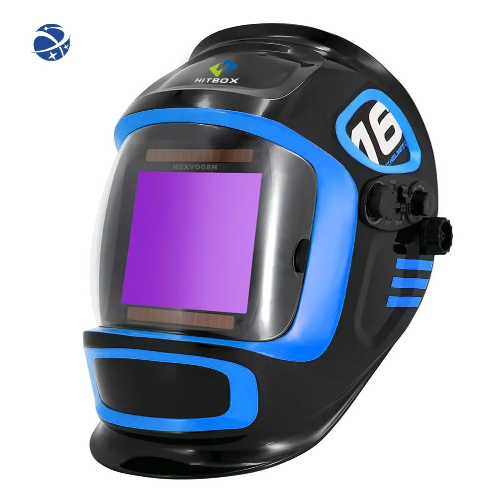 

HITBOX Welding helmet with auto-darkening filter blue color