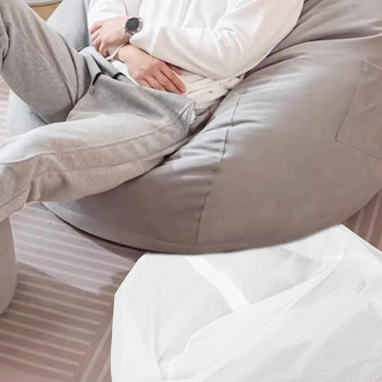 

Bean Bag Inner Liner Replacement Soft Removable Sofa Liner Easy Wash Lazy Sofa Inner Comfortable Home Decor Bean Bag Accessory