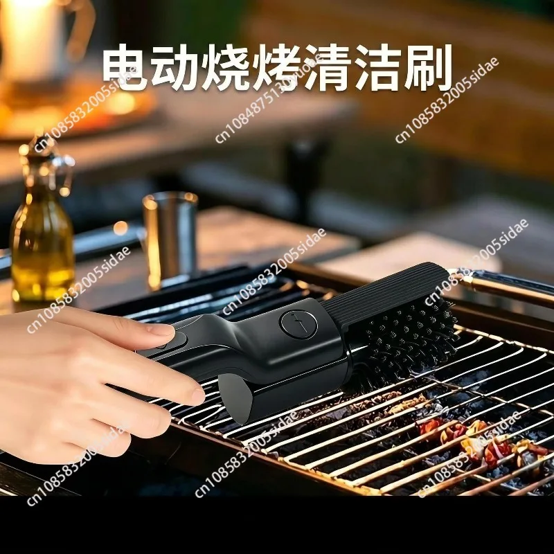 popular electric barbecue brush cleaning barbecue grill heavy oil brush high temperature resistance