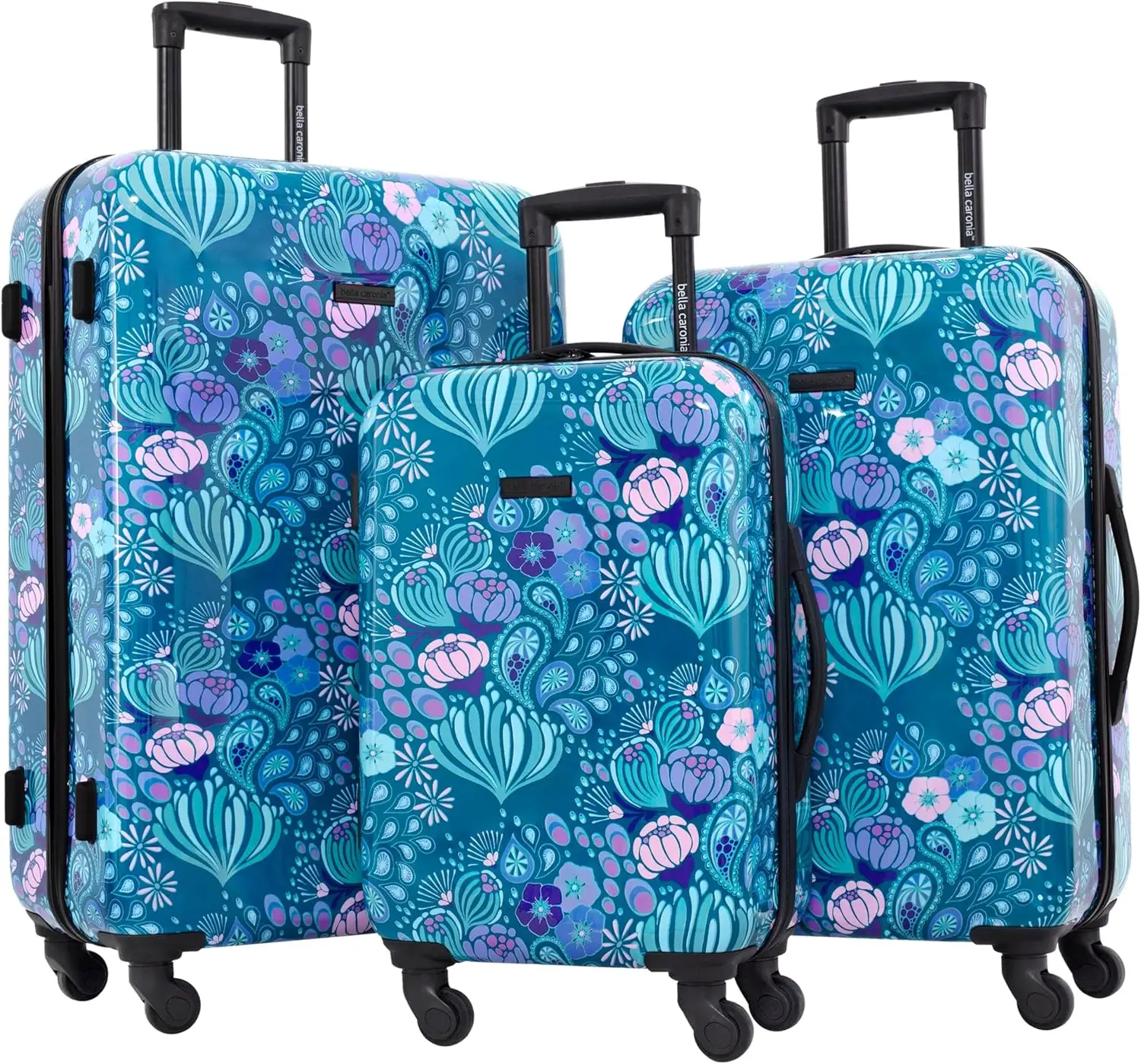 

Stylish 3-Piece Carry-On Luggage Set with Desert Pattern, 20-Inch Expandable Suitcase for Travel
