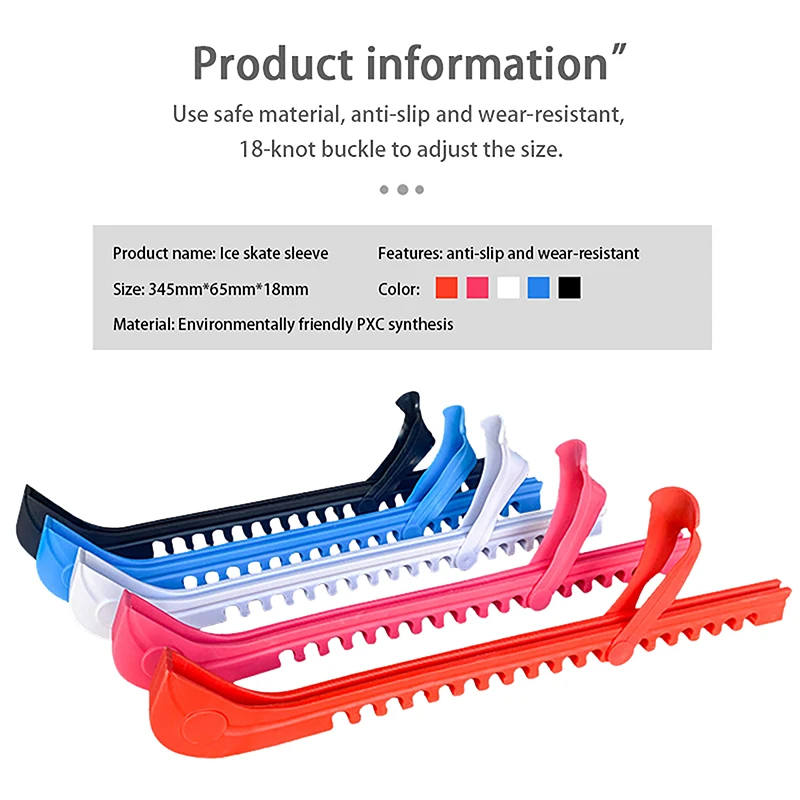 Ice Figure Skating Blade Protective Cover Soft Adjustable Protective Cover Non-slip Wear-resistant Knife Protect Universal