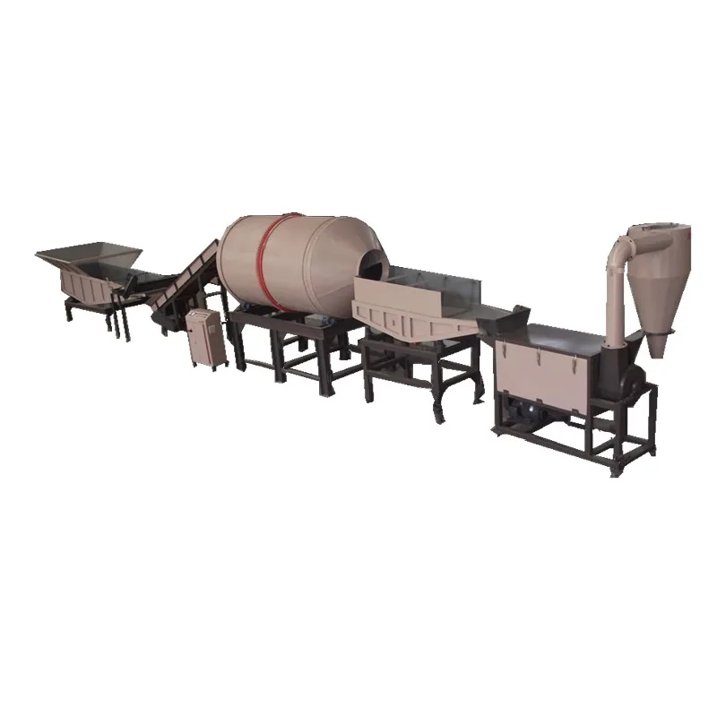 Customized Scrap Washing and Drying Machine Line Scrap Aluminum Skimming Titanium Scrap Metal Shredders Provided PLC