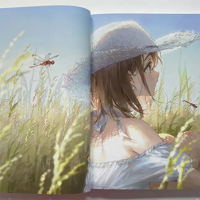 Pre-Sale Official Dear Smile DSmile First Art Book Colorful Bishoujo Anime Light Novel Illustrations Collection