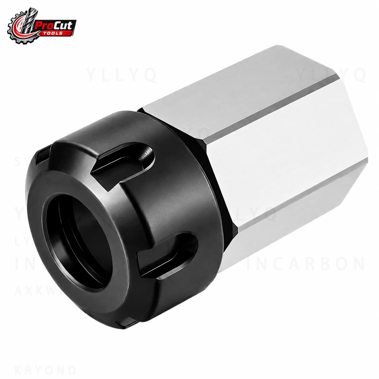 Hard Steel Hex ER Tool Holder, Square ER Collet Chuck Seat ER25 ER32 ER40 Hexagon Shank Holder for CNC Lathe Milling Machine