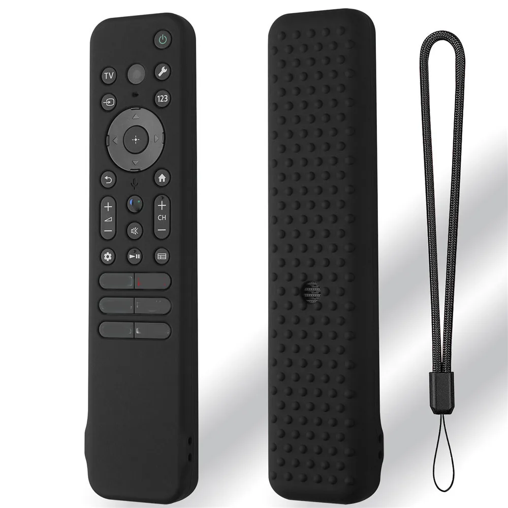 Housse de protection en Silicone pour télécommande Sony RMF-TX810U/RMF-TX811U/RMF-TX910U, manchon antidérapant antichoc avec lanière