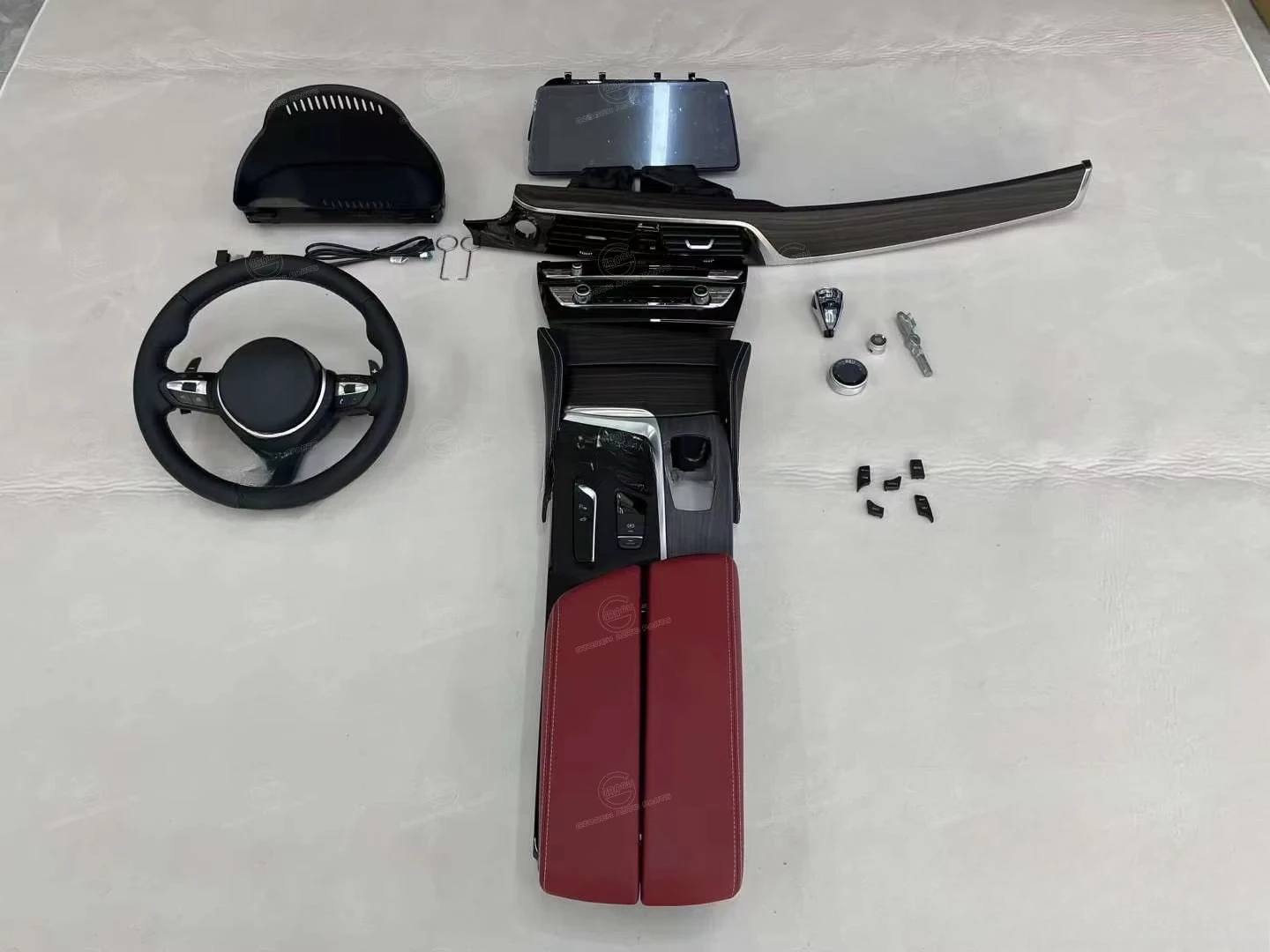 F10 to G30 Interior Accessories for  5 Series F10 F18 to G30 G38 Auto Interior Steering Wheel Screen Dashboard Old to New