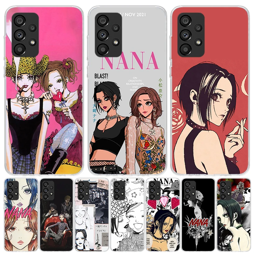 NaNa Osaki Anime Case Phone Cover for Samsung Galaxy A15 A14 A13 A12 A55 A54 A53 A52 A35 A34 A33 A32 A25 A24 A23 A22 A04S A03S