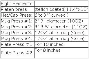 Cheap 30*38CM 8 in 1 Combo Heat Press Machine Sublimation Printer 2D Heat Transfer Machine for Cap Mug Plate Tshirts CE Approved