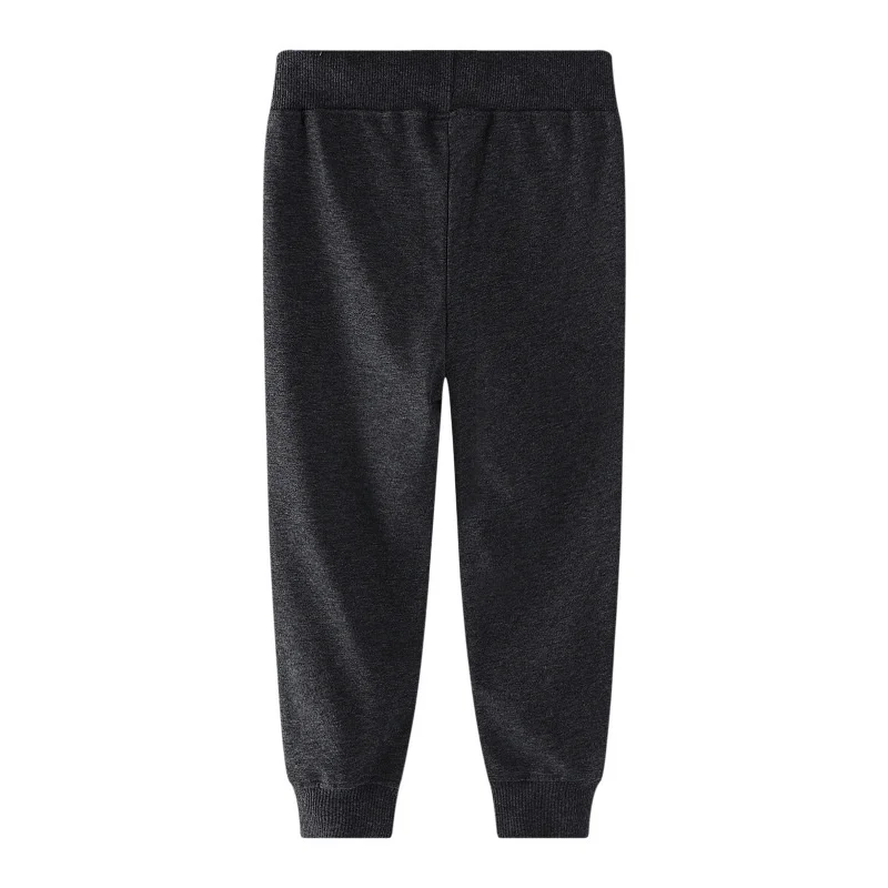 Jumping Meters Rockets Boys Girls Sweatpants Long Pants Embroidery Autumn Spring Baby Trousers Drawstring Children's Full Pants