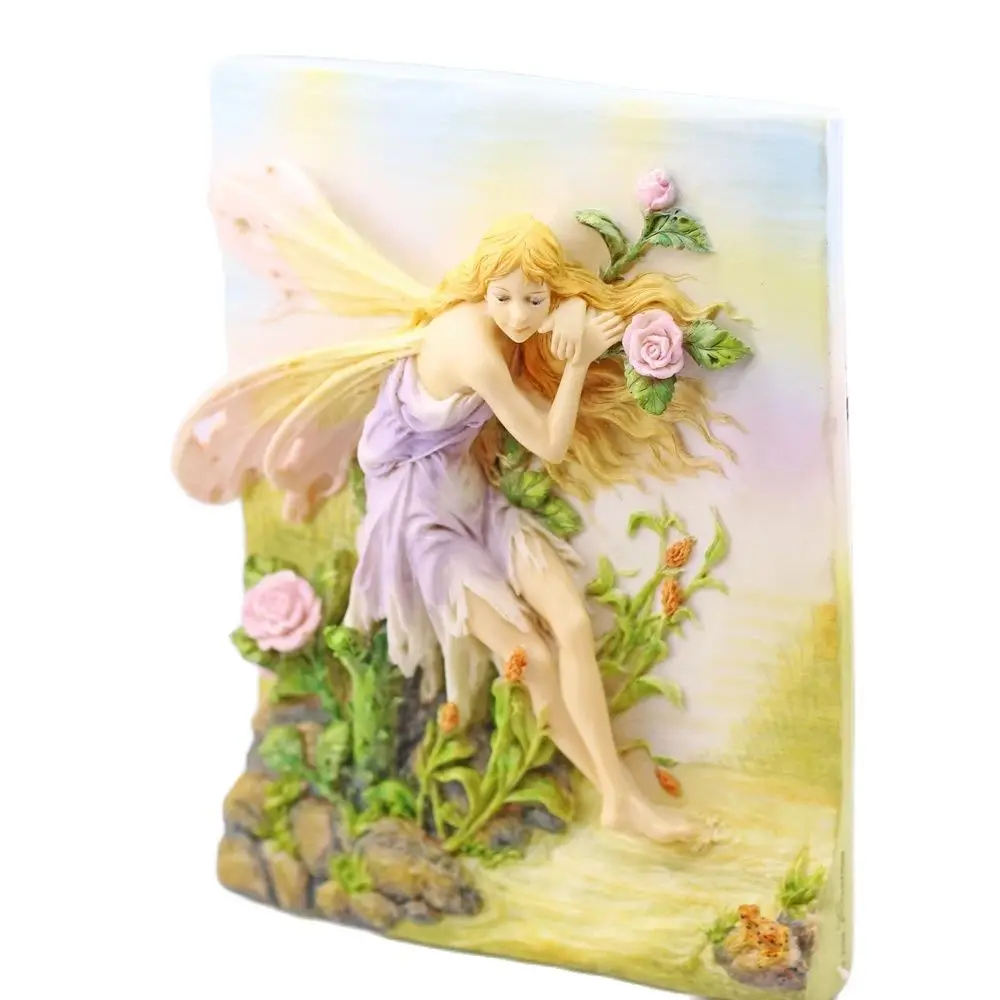 

Fairy Tale Girl Silicone Mould Rose Reed Butterfly Fairy Cake Decorating Chocolate Baking Mold Can Be Reused DIY Resin Polymer