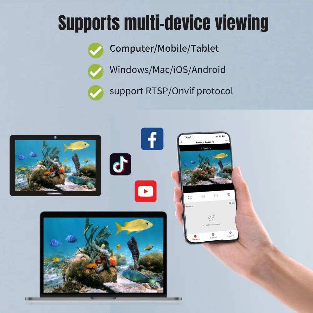 IP68 مقاوم للماء كاميرا تربية الأحياء المائية الصناعية تربية الأحياء المائية حوض السمك كاميرا تحت الماء كاميرا تلفزيون الدائرة المغلقة #5