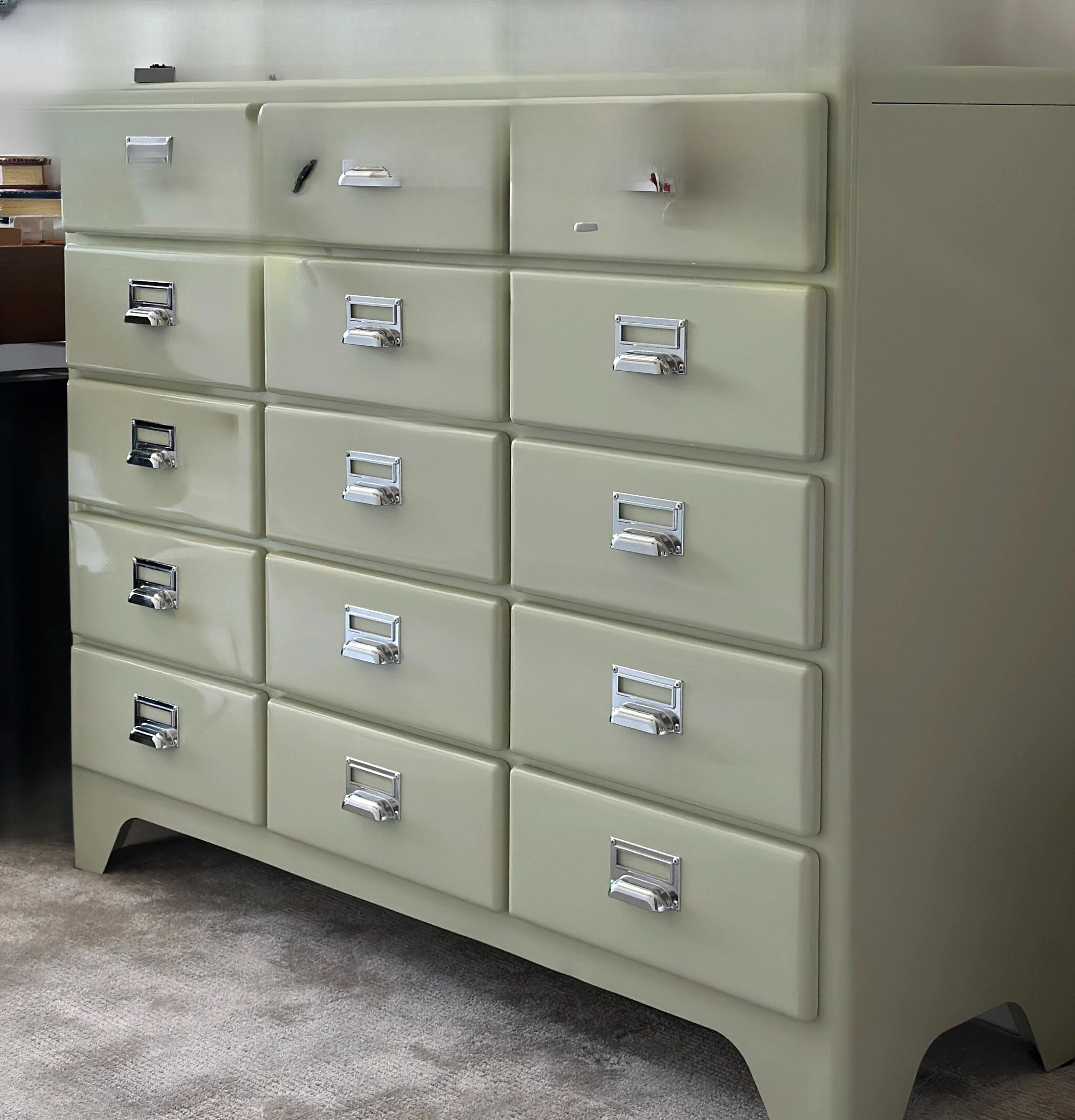 Metal drawer cabinet Eco-friendly side storage cabinet