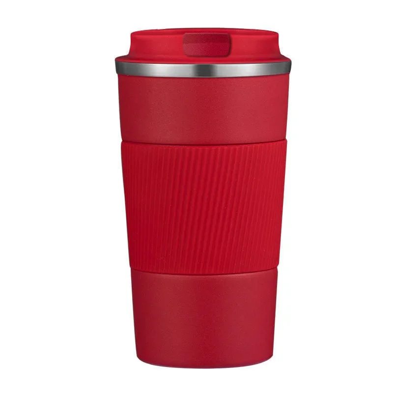 DSA stainless steel coffee cup thermos cup outdoor silicone hand guard anti-scalding car cup