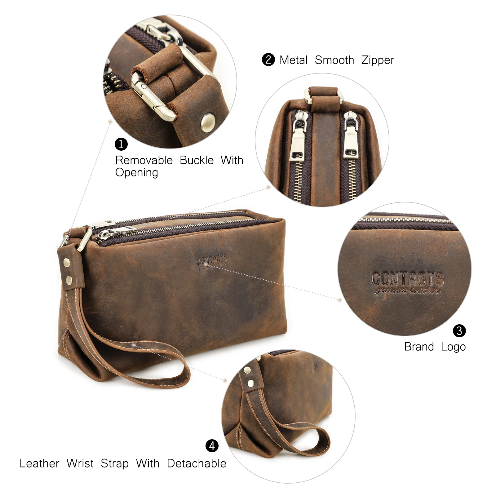 Bolsa de Pulso Masculina em Co - Travel Organizer Men avaliação e preço