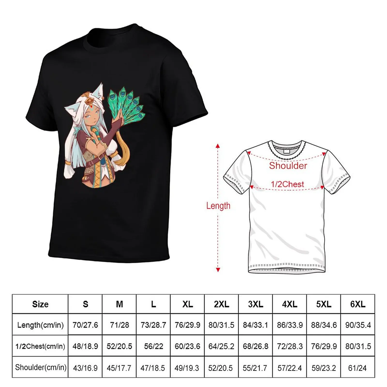 Leon rune factory T-Shirt Art Pattern Printed Casual Top