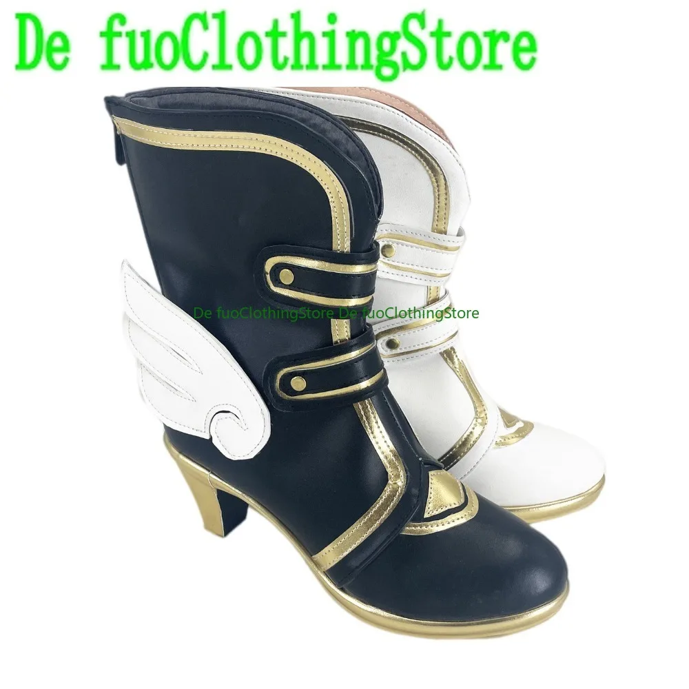 Tribbie Cosplay Schuhe Honkai Star Rail Anime Stiefel Halloween Karneval Herren- und Damen-PU-Lederschuhe Design