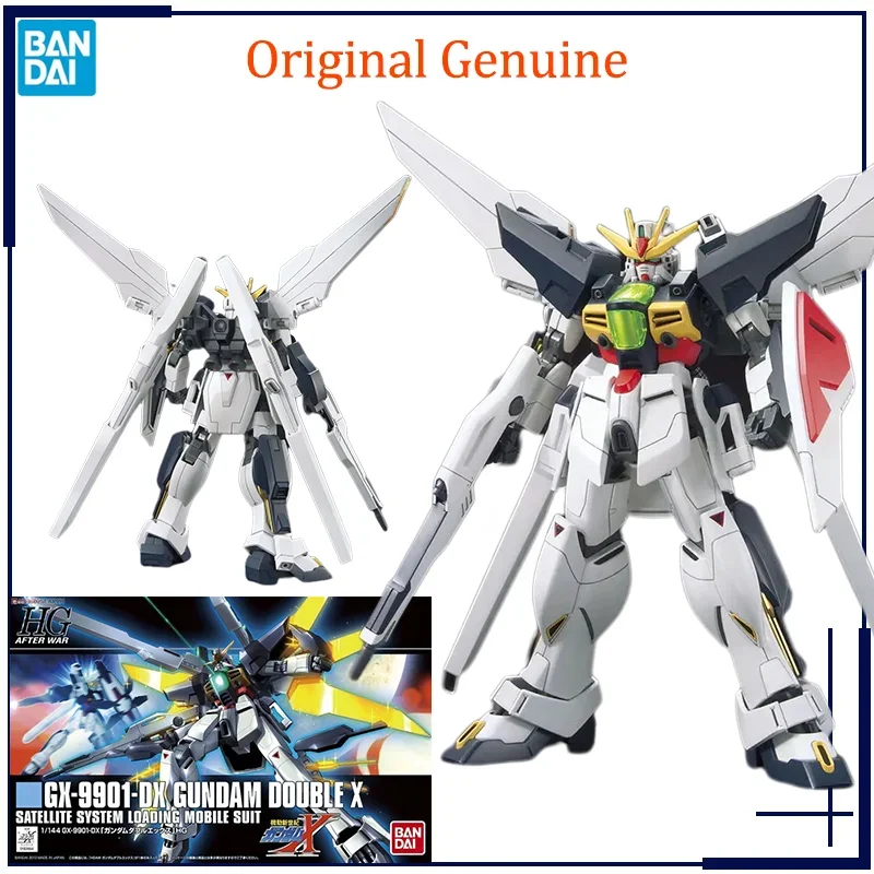 Original Genuine HGAW 1/144 GX-9901-DX GUNDAM DOUBLE X Bandai Anime Model Toys Action Figure Gifts Collectible Ornaments Boys