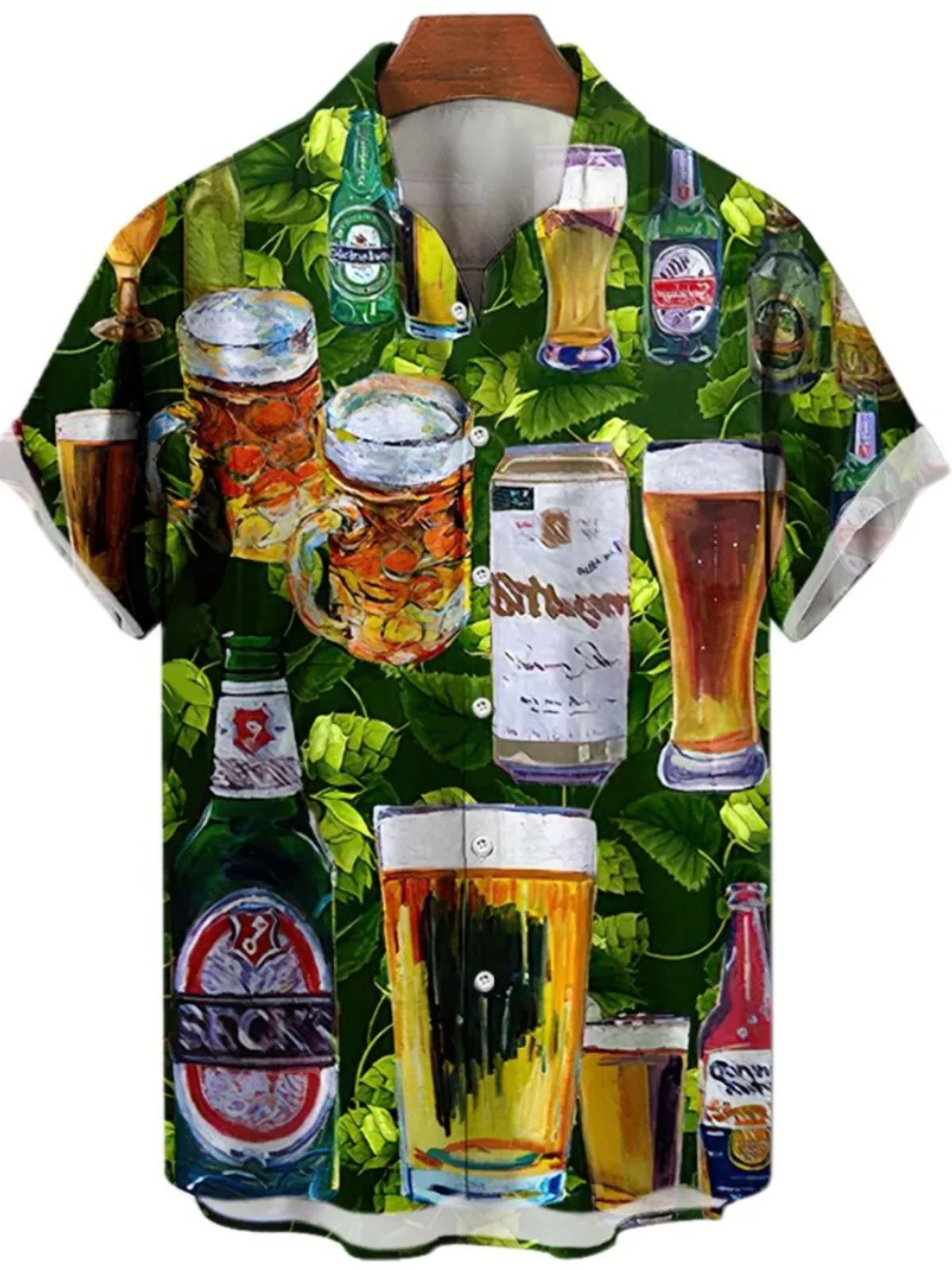 

Свободный крой с 3D пивным принтом и воротником irt ort Sve Street Sle Casual M Faion China Made Ультра-длина Открытый кардиган
