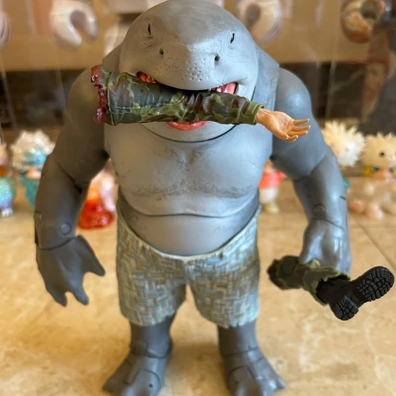 

Многосторонняя фигурка Mr Shark Ariculated, 21 см, детские подарки на день рождения, игрушки