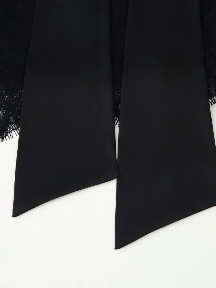 الصيف الدانتيل الديكور المرقعة القوس التنانير الصغيرة النساء الجانب سستة ألف خط نصف تنورة الإناث مثير Y2K ارتداء 2025 جديد