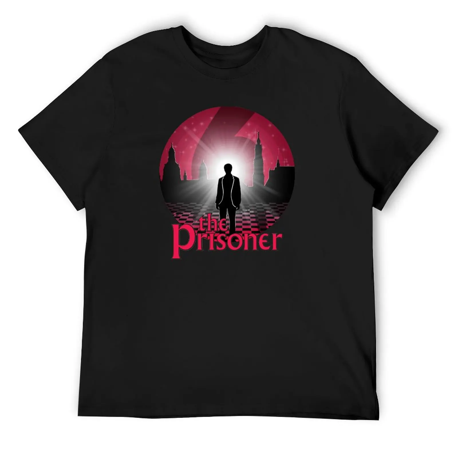 Number Six - The Prisoner T-Shirt custom shirt blanks plus size clothes graphic t shirt vintage mens graphic t-shirts anime