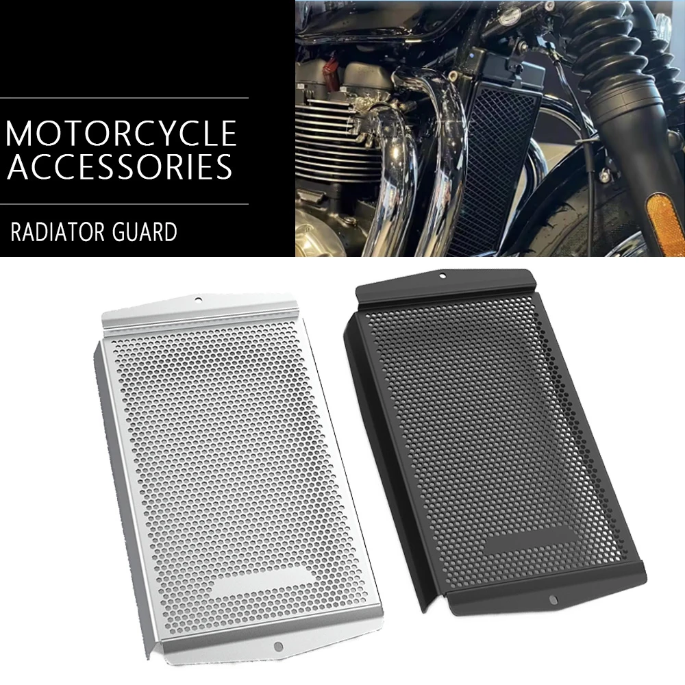 

For Speed Twin 1200 900 Bonneville T120 T100 Speed Twin 900 Motorcycle Motorcycle Radiator Grill Guard Cover Protector 2016-2024