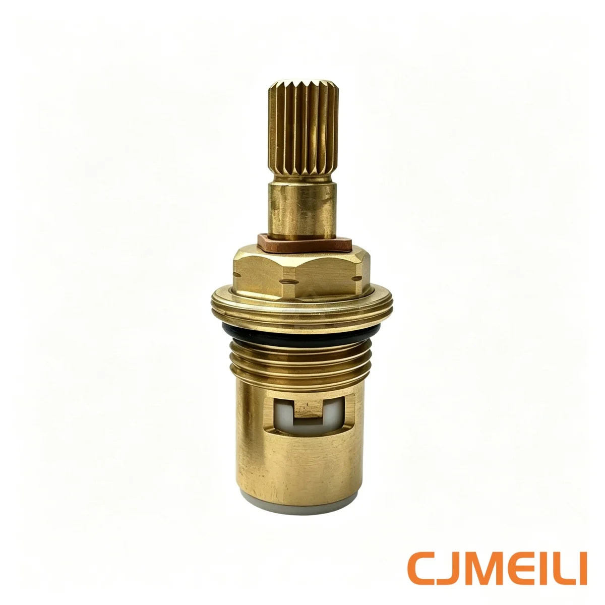 95366000 Ceramic Cartridge, 90 Degree Quick Open Cold Control Brass Faucet Valve Core Replacement, Left/Right Close Tap Repair