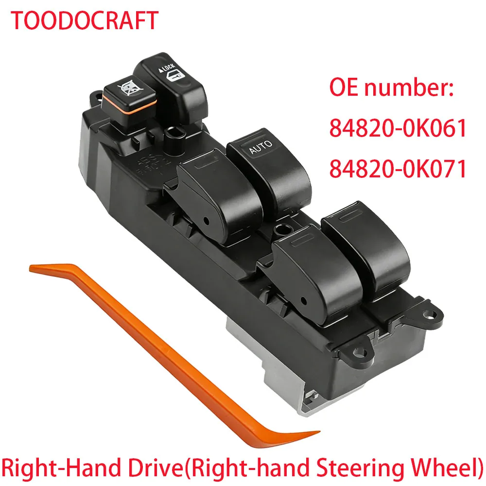 Image of 84820-0K061 84820-0K071 RHD Hauptfensterheberschalter für Toyota Hilux/Fortuner/Innova