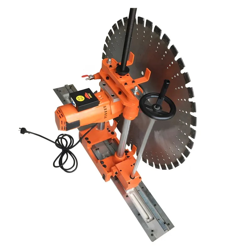 Heavy Duty Wall Saw for Thick Reinforced Concrete Walls in Industrial Construction and Repair Work