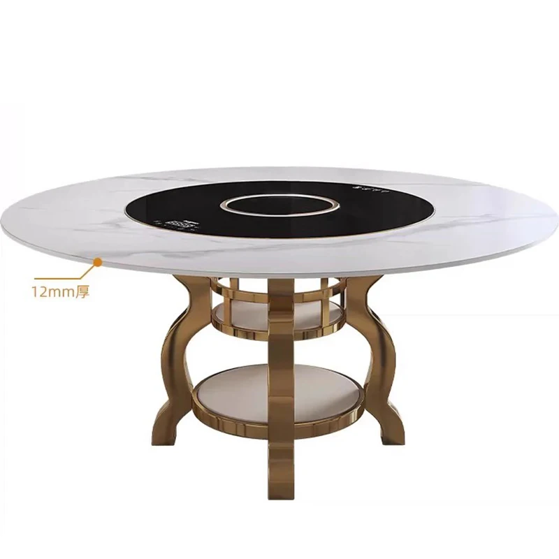 Italian Simplicity Round Dining Table Modern Dining Table Set Design Living Room Home Moveis Para Cozinha Kitchen Furniture