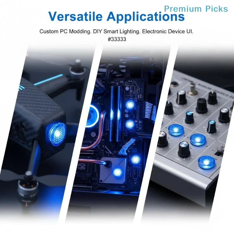 portable10Pcs LC11-5 LED Light Guide Cap 11mm Perfect Addition to Any LED Lighting Setup