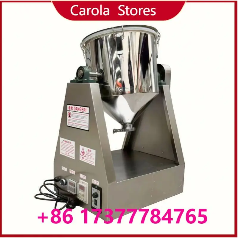10L 20L Small Ribbon Powder Blending Mixer Machine, Lab Use Dry Powder Granule Mixer for Spice Detergent Food
