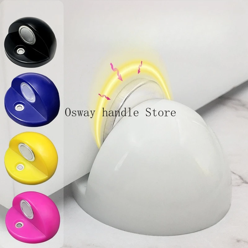 

New Door Suction Strong Magnetic Plastic Punch-free Door Stopper Magnetic Suction Multicolor Door Stop Turtle Top