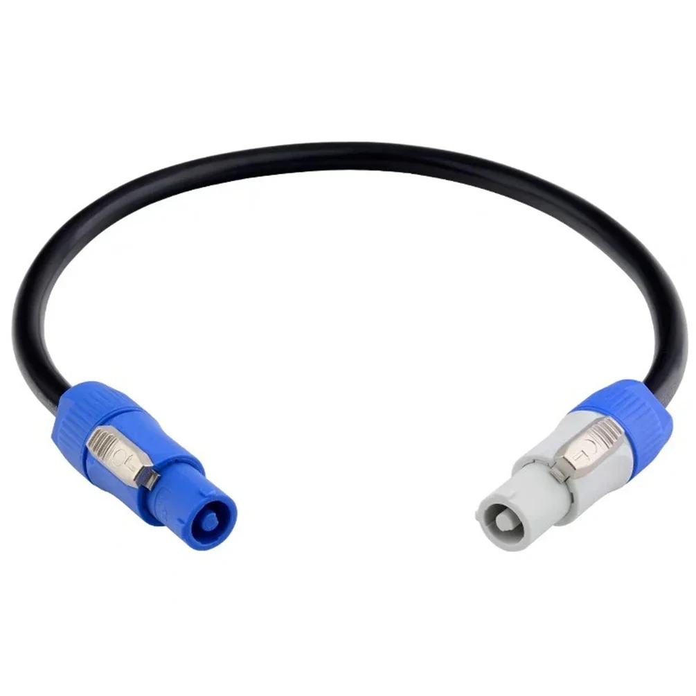 3×1..5mm² PowerCon 12AWG Extension Cable 3FT/1M - Heavy-Duty AC Power Cord, DMX512 Compatible, for LED Stage Lighting，Pro Audio