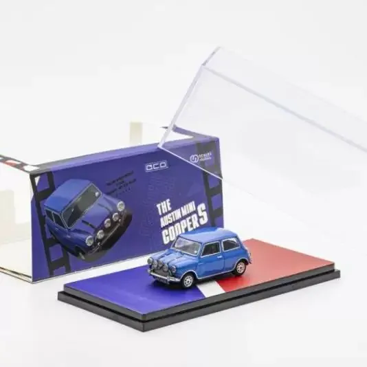 GCD 1/64 Austin BMW Mini Cooper S Monte Carlo Rally #177 Diecast Model Car Simulation Alloy Collection Cars for Boy Toys Gift