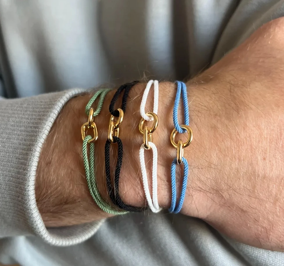 

NADEEM New Fashion Handmade Rope Chain Bracelets For Men Boho Colorful Geometric Friendship Bracelets Gifts Jewelry Wholesale