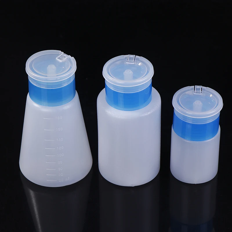 Liquid Alcohol Bottle Plastic Solution Dispenser Leak-proof 50ML 180ML High Volume Container For PCB Motherboard Cleaning