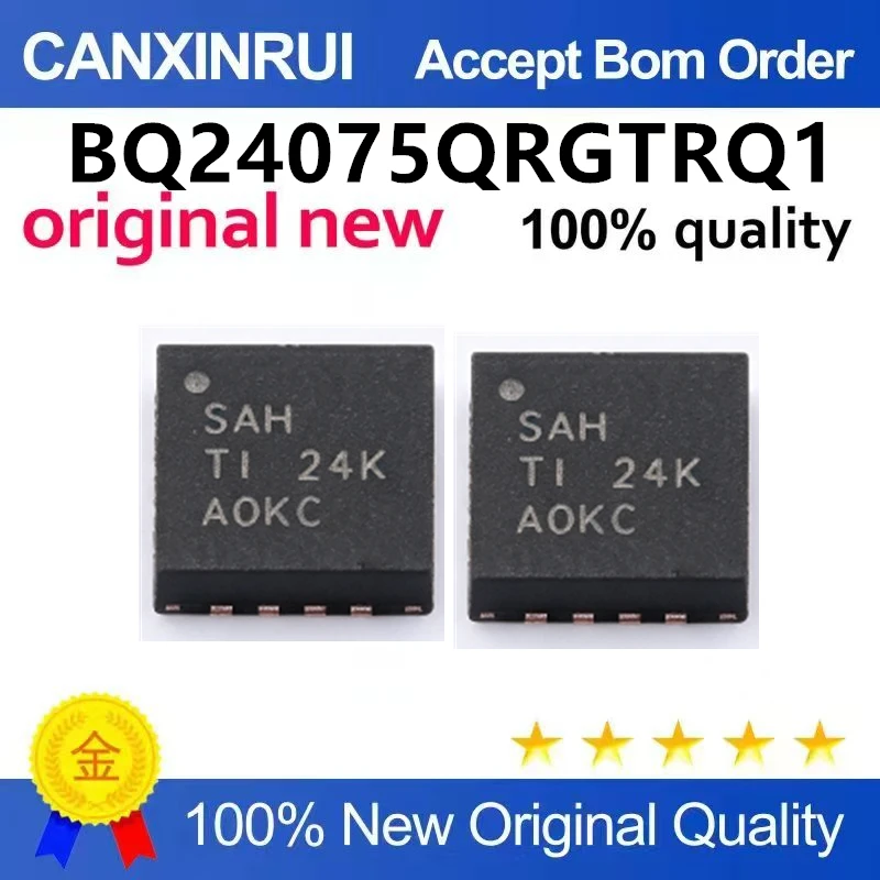 (5pcs-100pcs)Brand new original BQ24075QRGTRQ1 silk screen SAM battery monitoring chip VQFN16