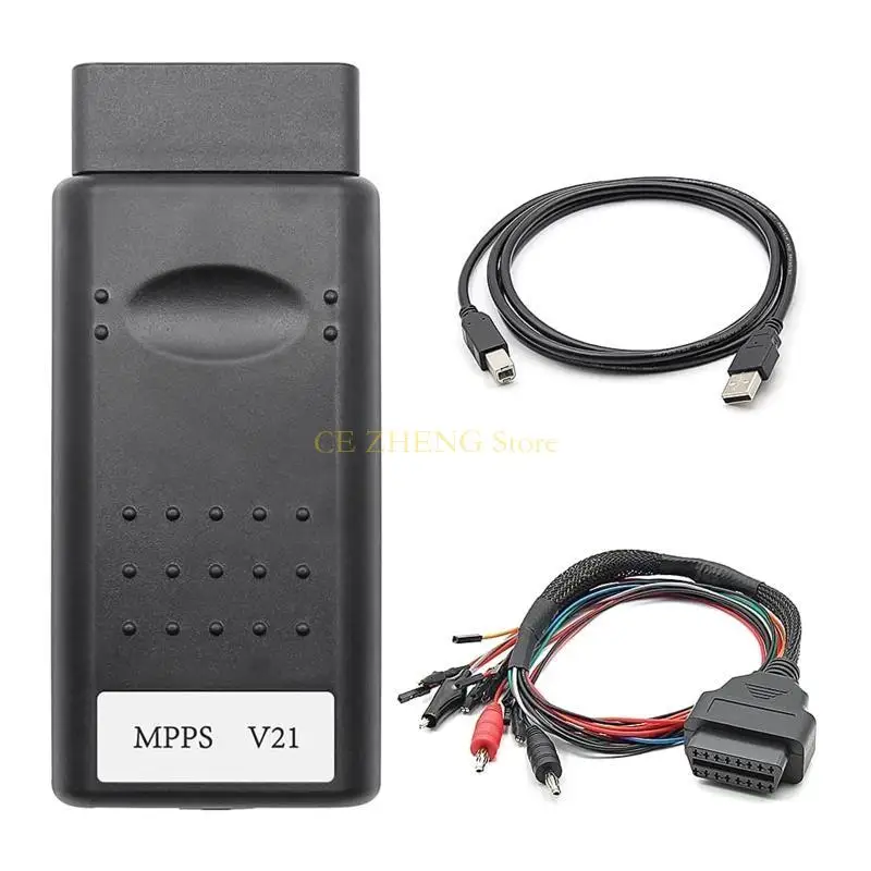 

E56B Chip Tuning MPPS V21 V13 Automatic Detection OBD2 for EDC15 K-Line/CAN Tunning Flasher Remap Cable