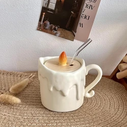 Candle Design Ceramics Mugs coffee mug Milk Tea office Cups Drinkware the Best birthday Gift