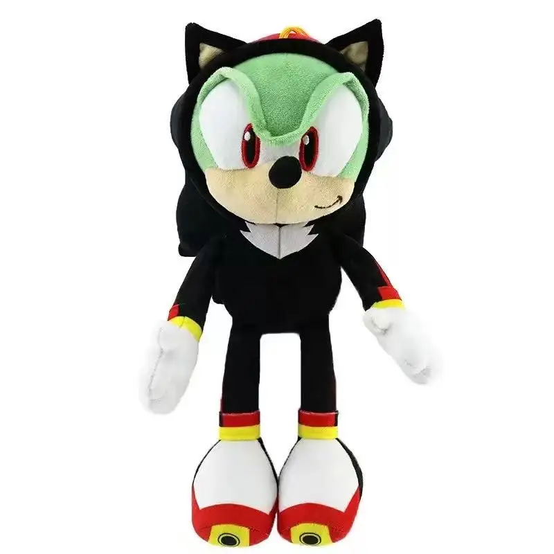 New Cross Dressing Sonic Plush Toys The Hedgehog Knuckle Movie Cute Stuffed Peluches soft Doll Animal Cartoon Kids Birthday Gift view 4