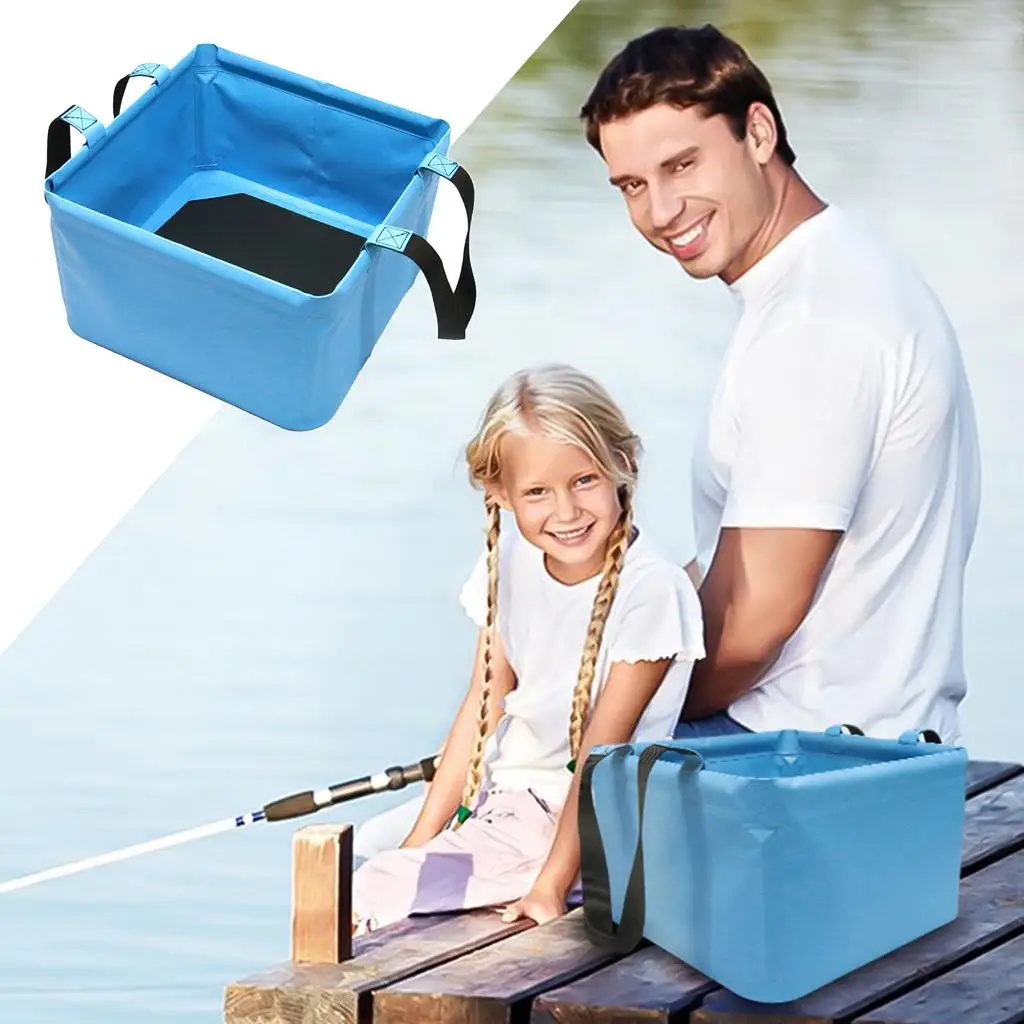 Collapsible Collapsible Water Bucket Camping Caravan Hiking Fishing Washbasin